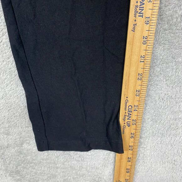 Eileen Fisher Pants Womens XS Black‎ Ankle Elastic Waist Stretch Pull On Viscose - Picture 5 of 9